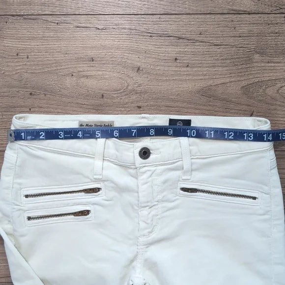 Adriano Goldschmied Moto Stevie ankle pants, mid-rise slim straight corduroy 26R - Picture 10 of 16